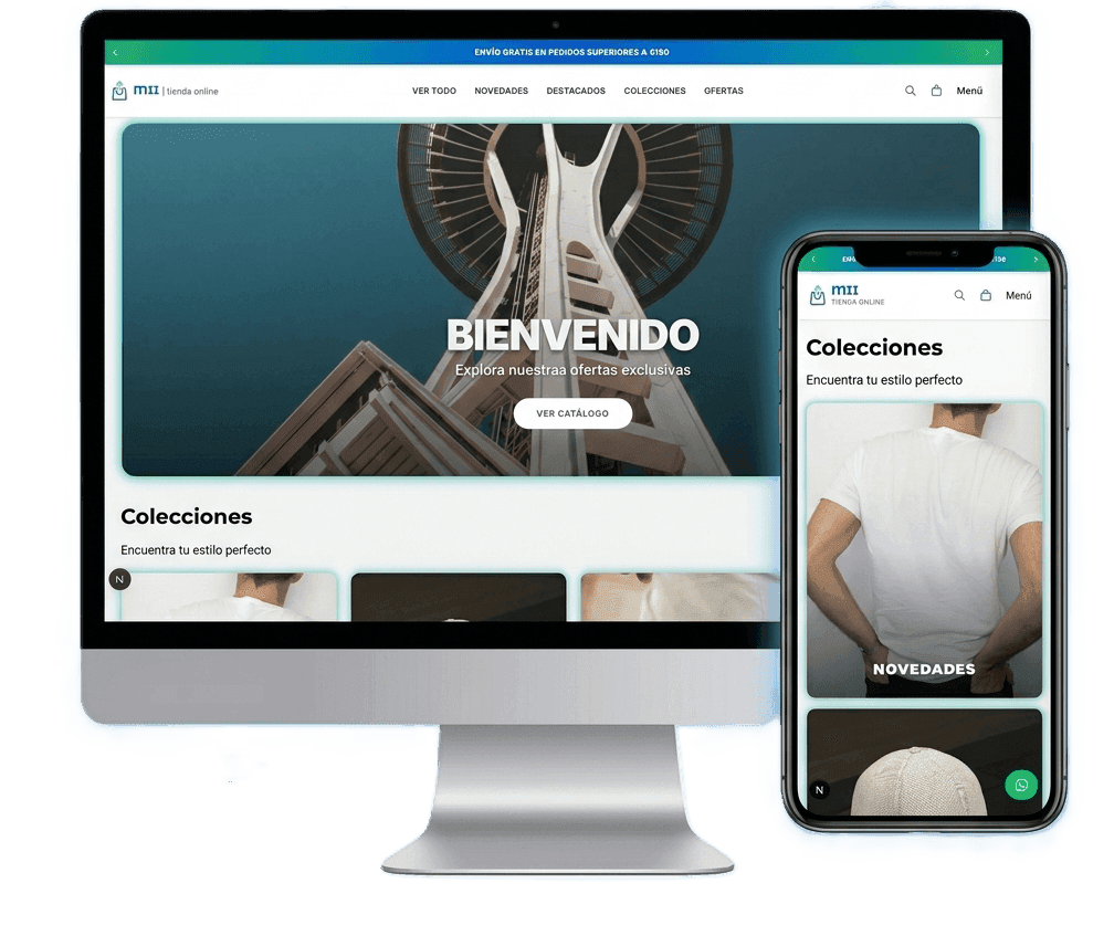 Mii Tienda Mockup de Tienda
